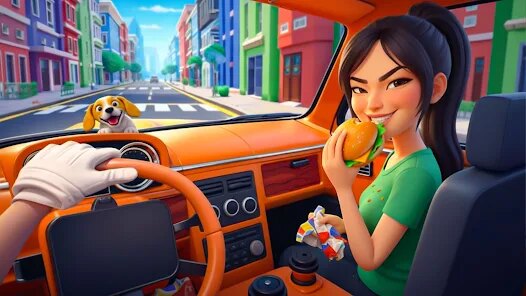 Crazy Taxi Driver Game screenshot 2