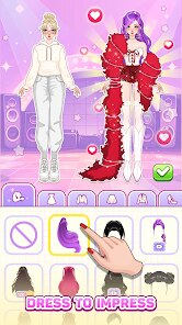 Kpop Idol Doll: Dress Up Diary screenshot 3
